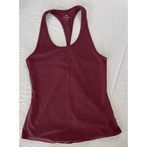 Athleta Inversion 2.0 Racerback Split Back Tank Top Women's Size S EUC!